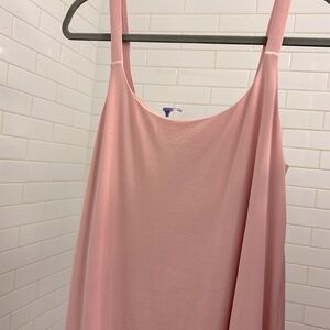 Eileen Fisher silk crepe double layer swing camisole, size M